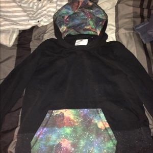 On the byas galaxy hoodie